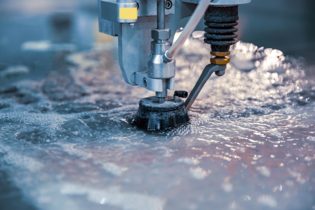 img of waterjet cutting for custom fencing designs