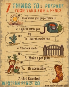 7 things to do to prepare yourself for your fence
